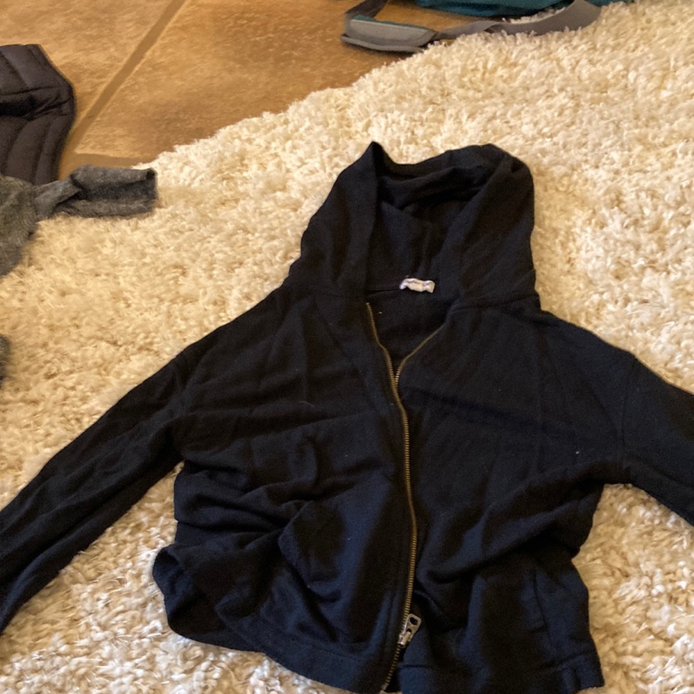Black Zip Up hoodies